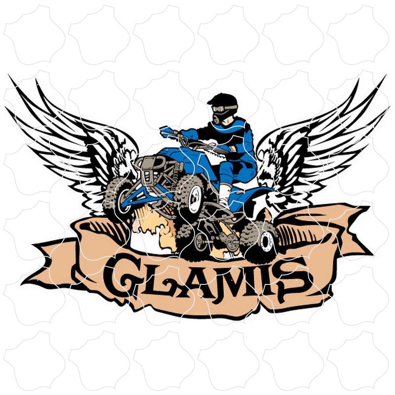 Glamis Winged Quad with Banner