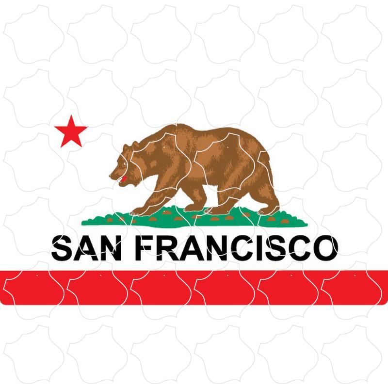 San Francisco California State Flag