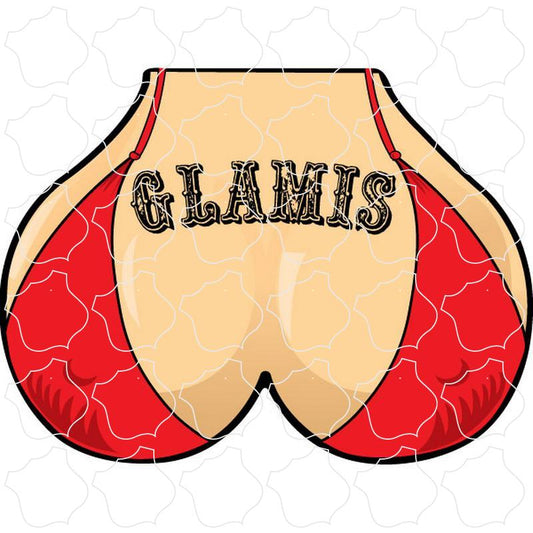 Glamis Red Bikini Top