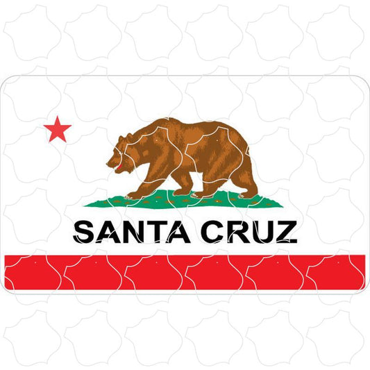 Santa Cruz, CA California Flag