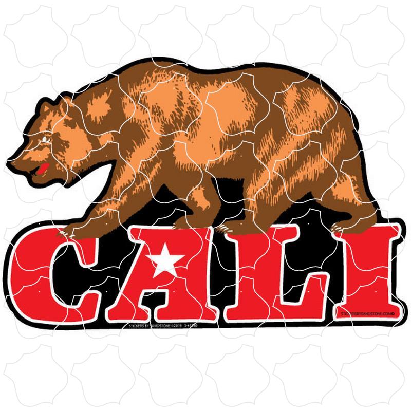 California Cali Bear with Star