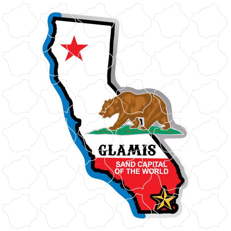 Glamis State Flag Map