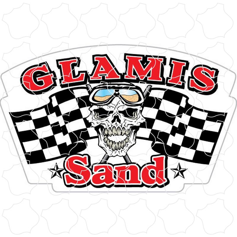 Glamis Checkered Skull Flags