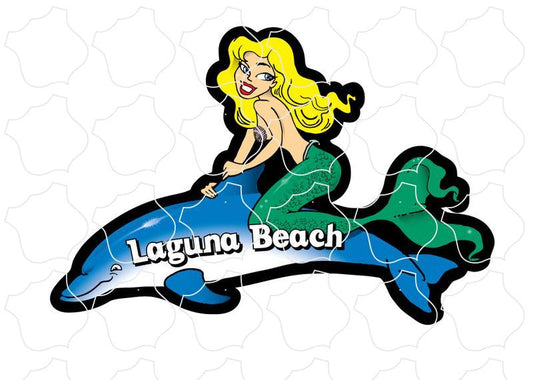 Dolphin With Mermaid laguna beach Laguna Beach, CA Mermaid Riding Dolphin