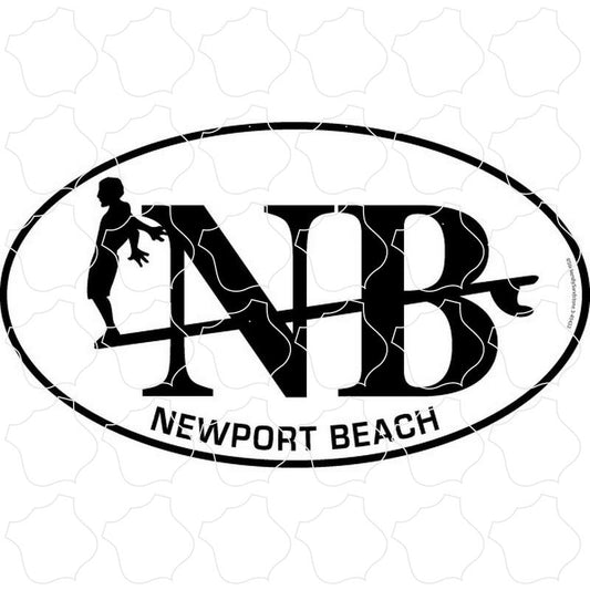 Newport Beach, CA Long Boarder Euro Oval