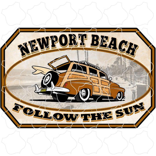 Newport Beach Woody Follow The Sun