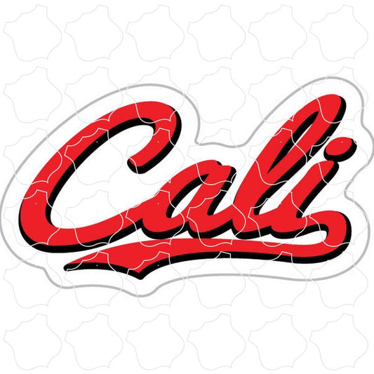 California Red Cali Script