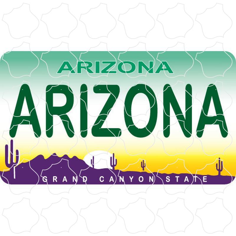 Arizona Arizona License Plate