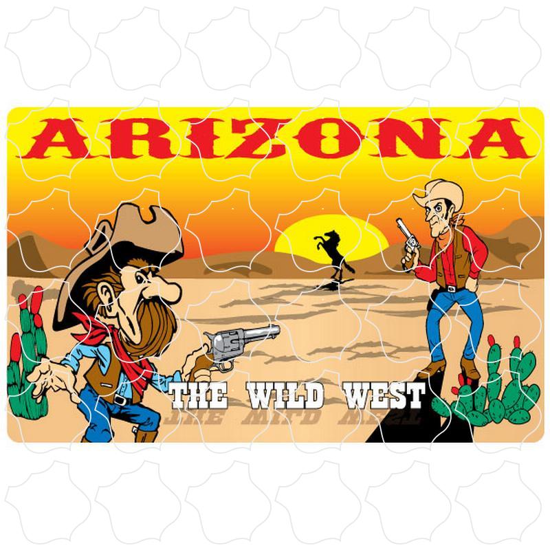 Arizona Desert Gunfighter Scene