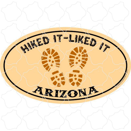 Arizona Tan Hiked It Liked It Oval