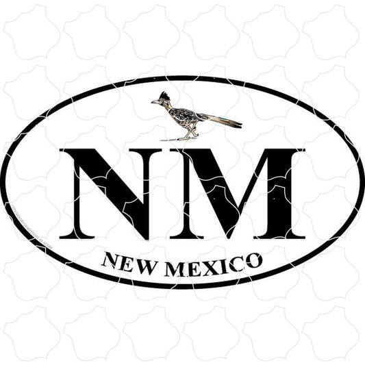 New Mexico Roadrunner Euro Oval