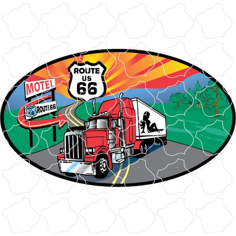 Route 66 Motel Trucker