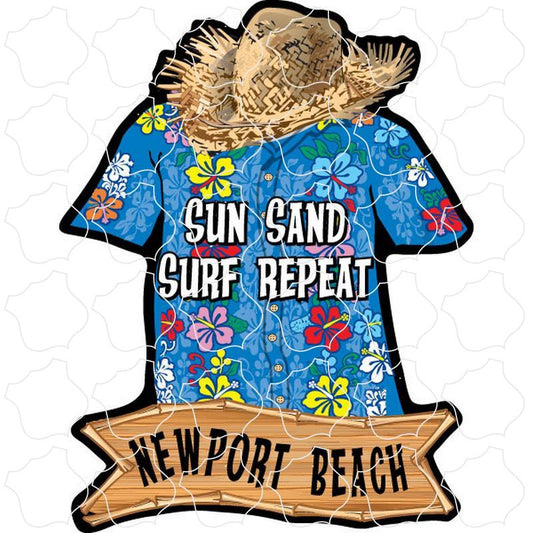 Hawaiian T Shirt Newport Beach, CA Hawaiian T-Shirt