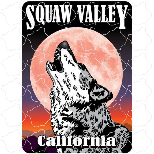 Squaw Valley California Pink Moon Wolf