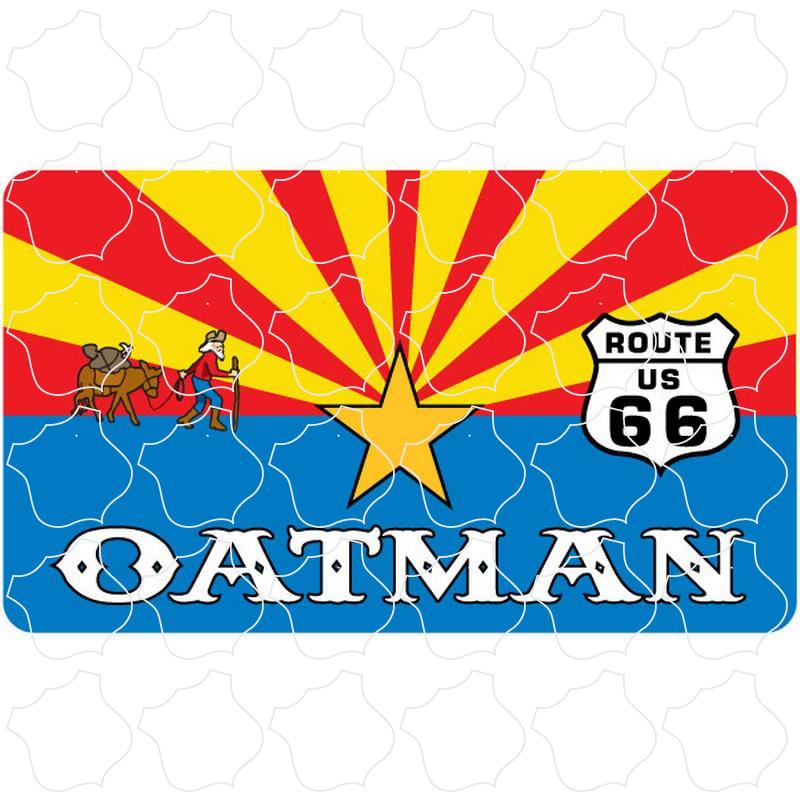 Oatman, AZ Arizona Flag