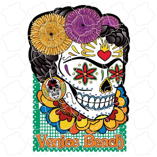 Venice Beach, CA Frida Sugar Skull