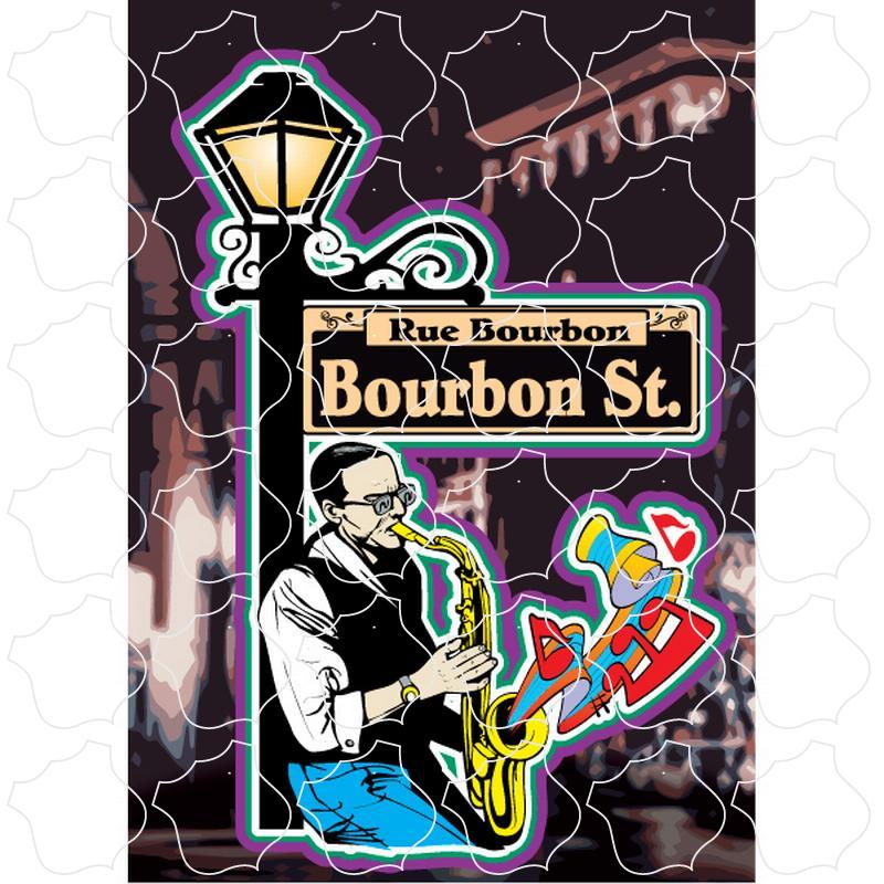 Bourbon Street, LA Sax Player