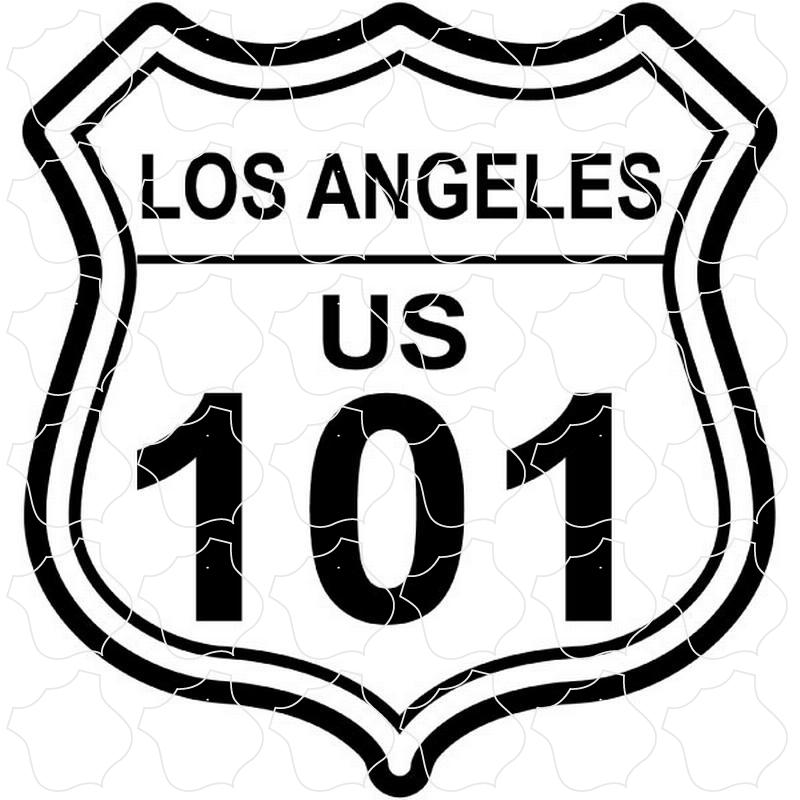 Los Angeles Highway 101 Shield