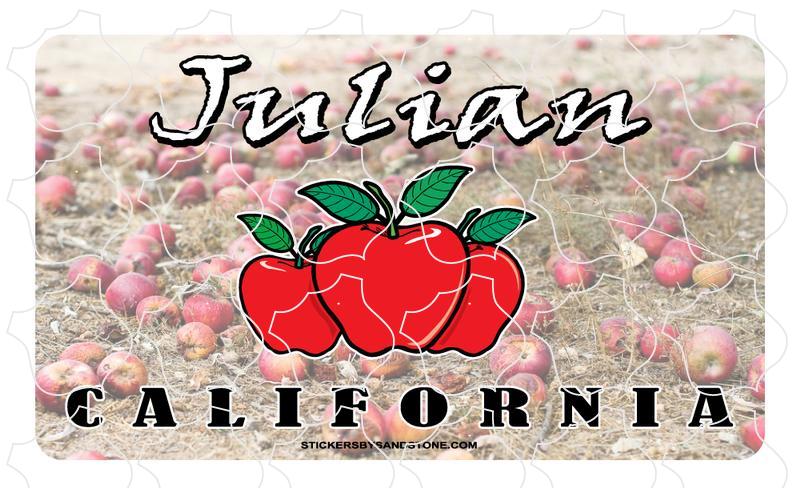 JULIAN 3 APPLES Julian California Apples Background