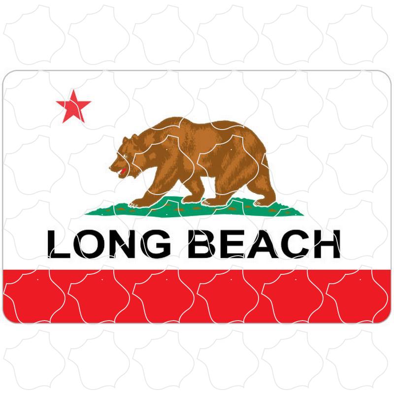 California Flag Long Beach, CA Bear Flag