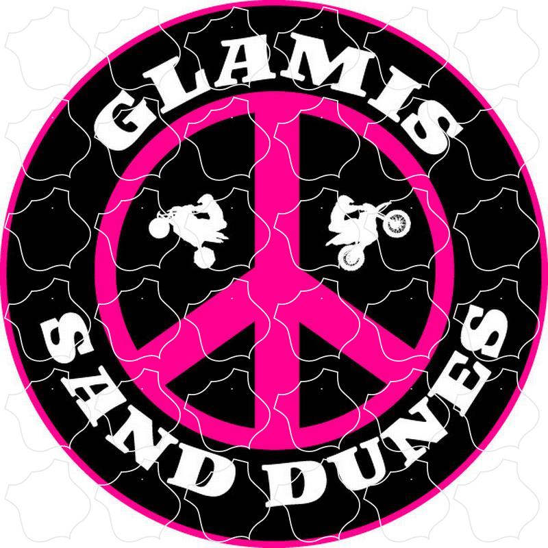 Glamis Black & Pink Peace