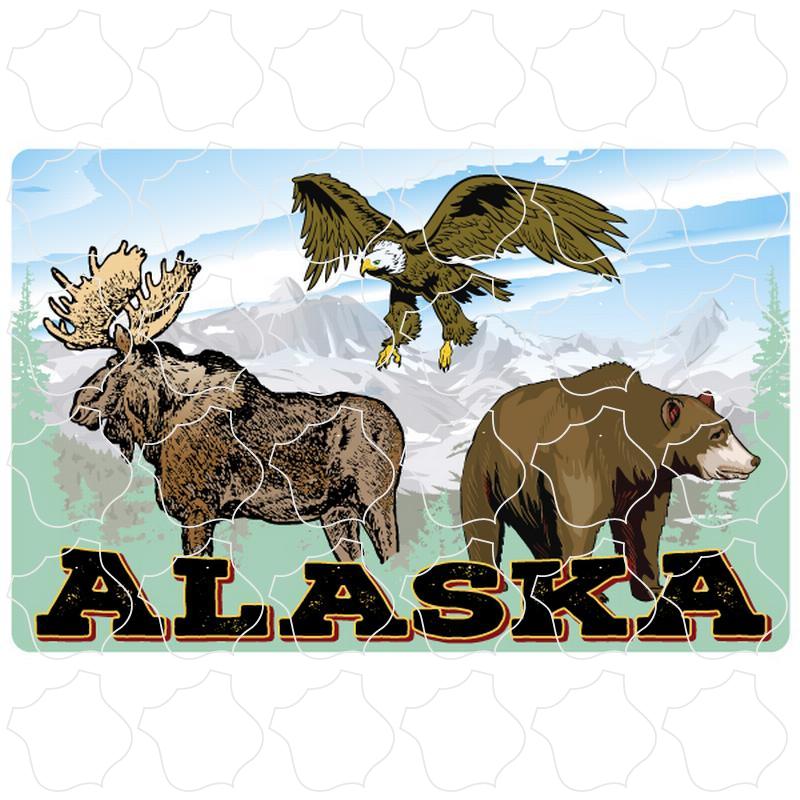 Color Forest Animals Alaska Color forest:animals