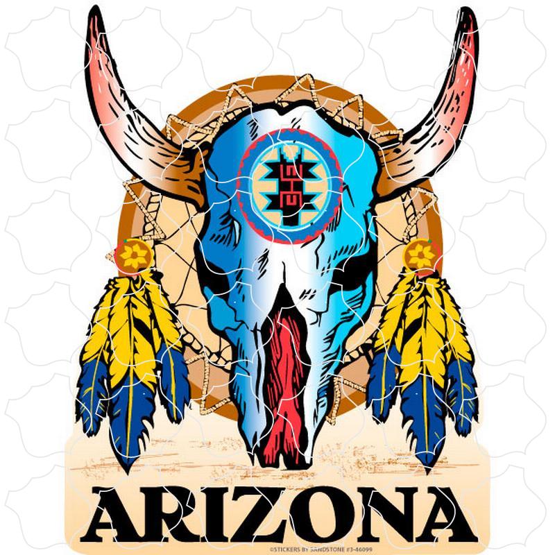 Arizona Skull Dream Catcher