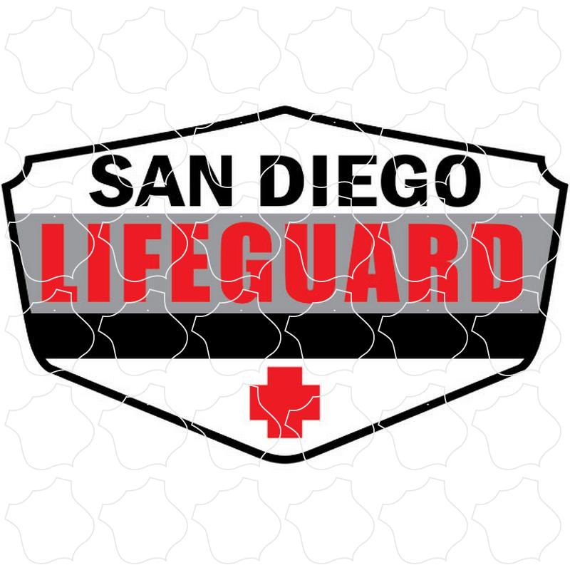 San Diego, CA Lifeguard Shield