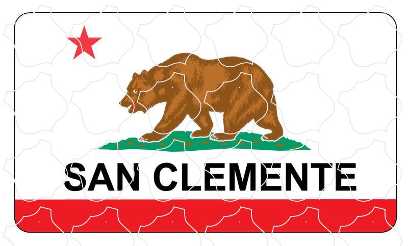 San Clemente California Flag