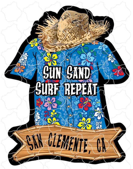 San Clemente Hawaiian Shirt San Clemente T-Shirt