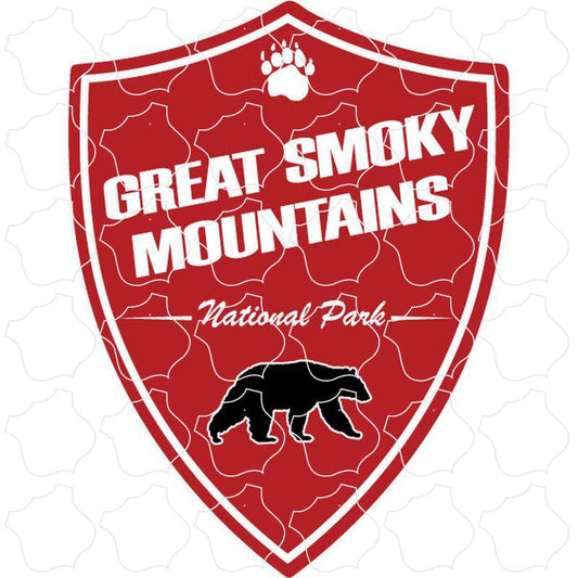 Great Smoky Mountains Red Shield Bear