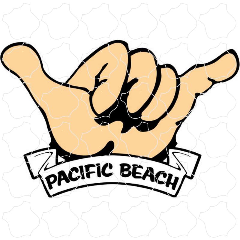 Pacific Beach, CA Hang Loose Hand