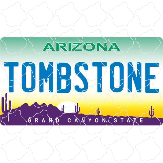 Tombstone, AZ Arizona License Plate