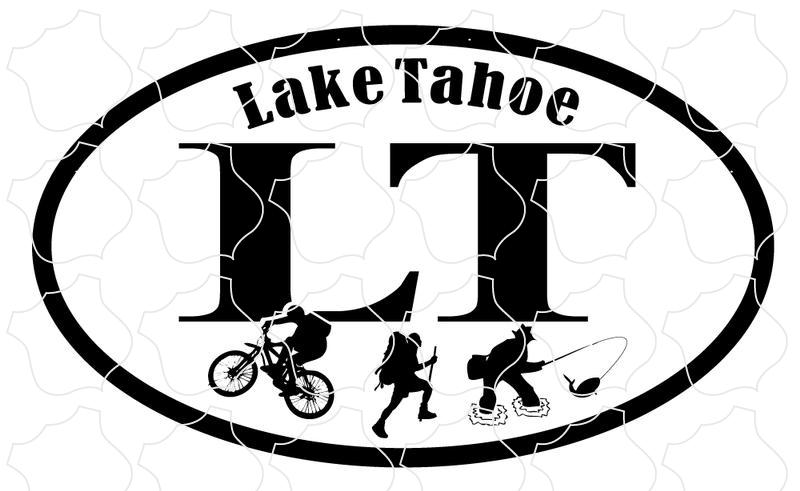 Lake Tahoe LT Euro Oval Biker Hiker Fisher