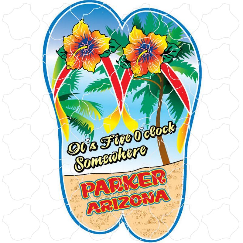 Parker, Arizona 5 O'clock Flip Flops