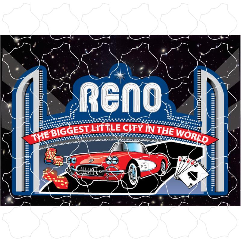 Reno, NV Classic Car Arch Sign