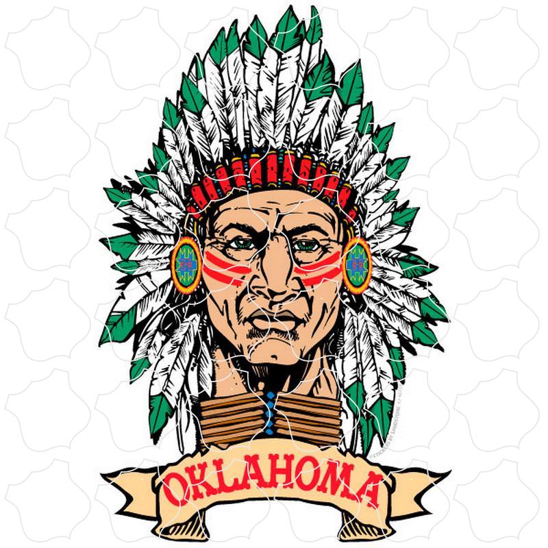 Oklahoma Native America Front View