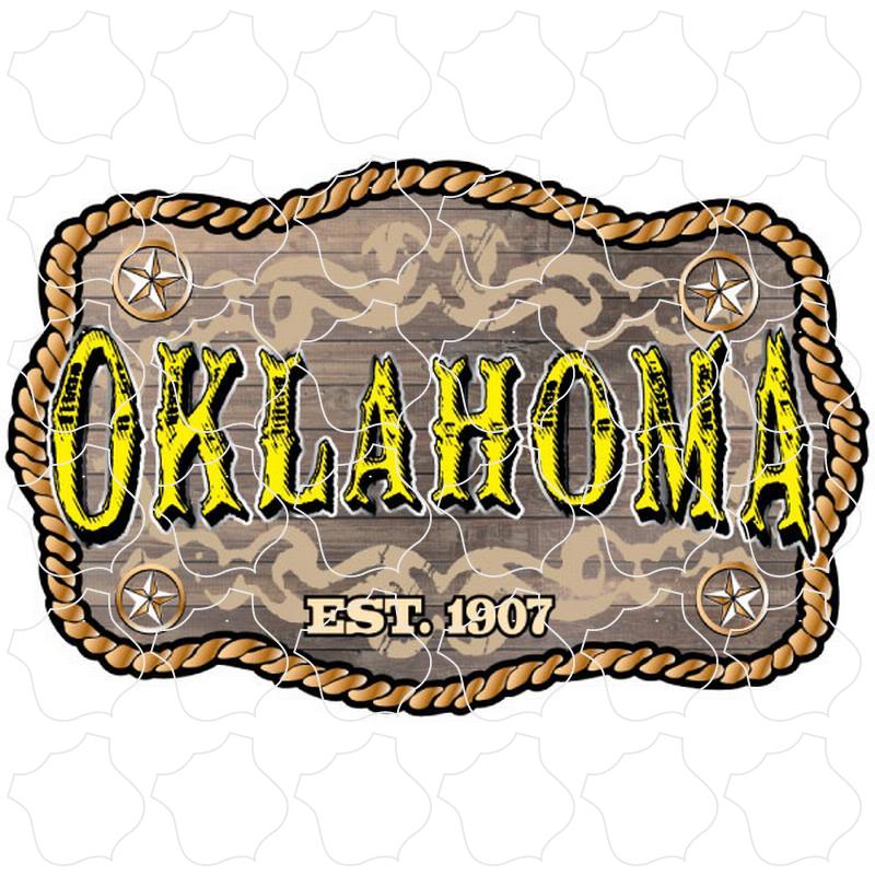 Oklahoma Belt Buckle