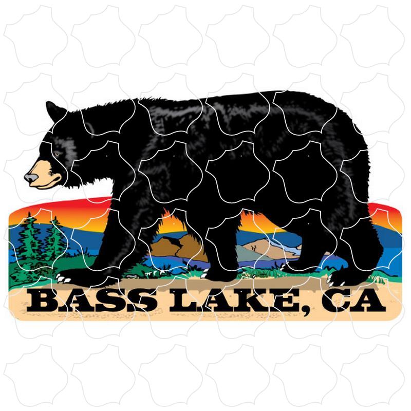 Bass Lake, CA Walking Black Bear