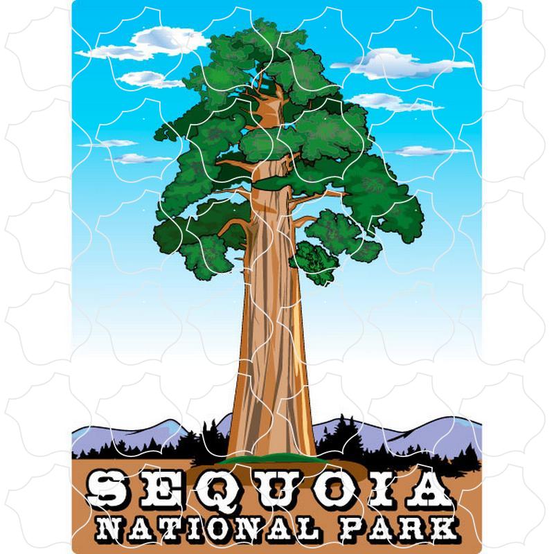 Sequoia National Park Sequoia Tree Vertical
