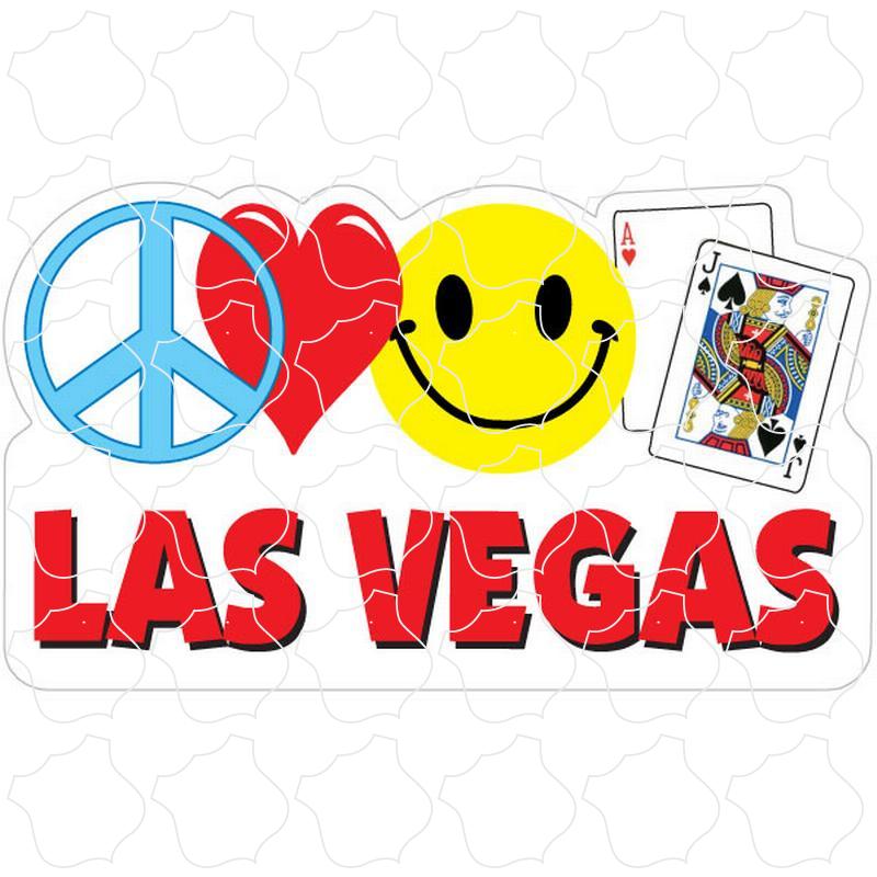 Las Vegas, NV Peace, Heart, Happy Face & Cards