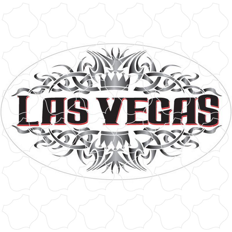 Las Vegas Tribal Pattern Euro Oval