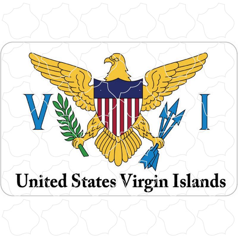 Virgin Islands Flag United States Virgin Islands Flag