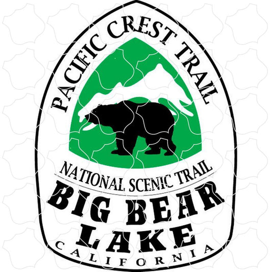 Big Bear Lake, California Pacific Crest Trail Shield