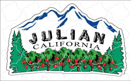 Julian White Mountains and Apple Trees