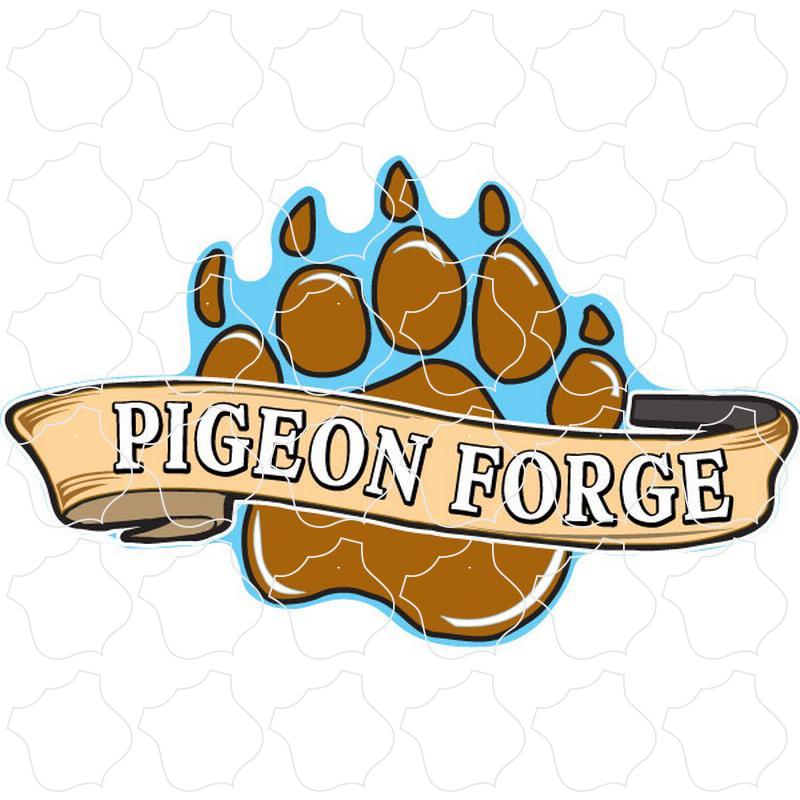 Pigeon Forge Bear Paw Banner