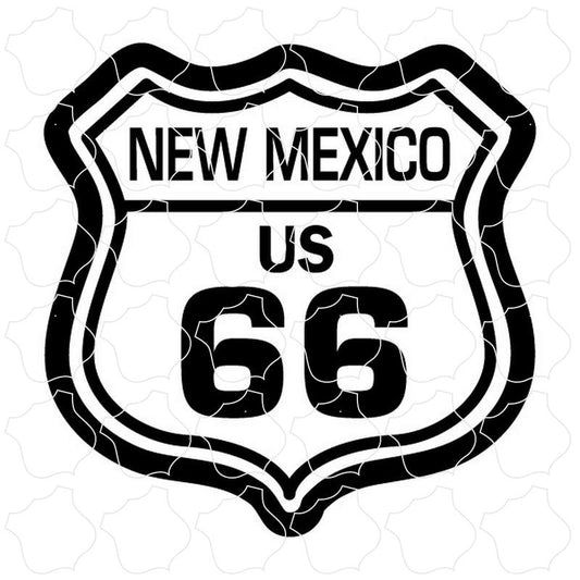 New Mexico Route 66 Shield