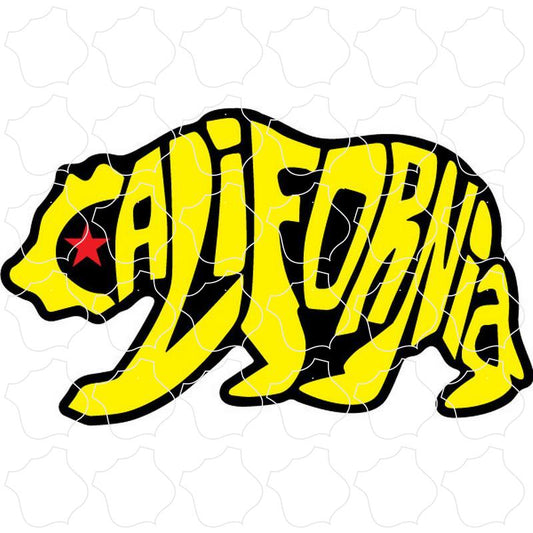 California Yellow Letter Bear