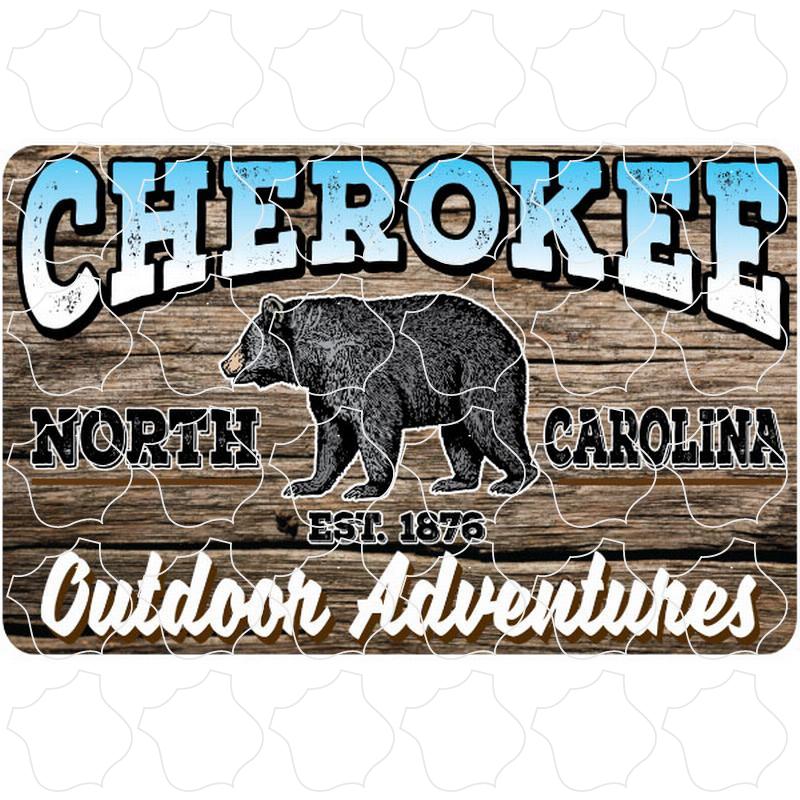 Cherokee, North Carolina Outdoor Adventures Bear Sign