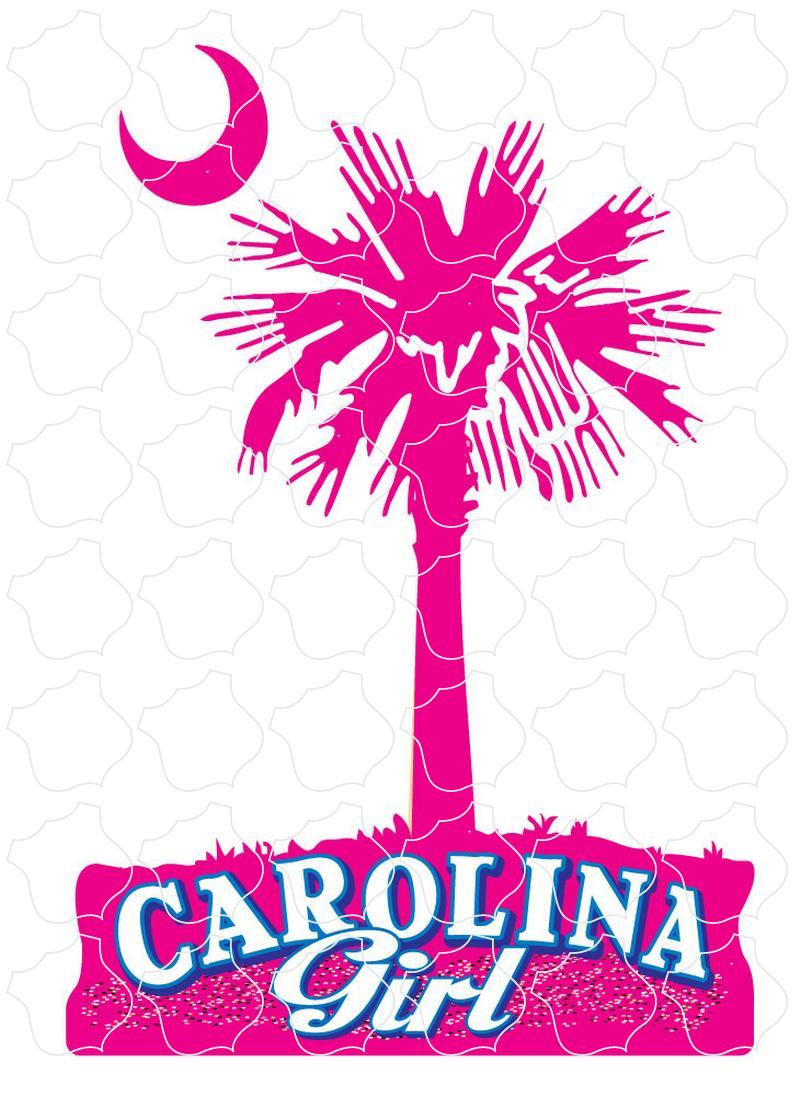 Carolina Girl Palmetto South Carolina Carolina Girl with Palmetto Tree